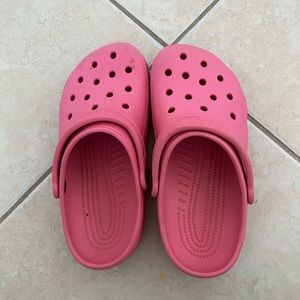 Size 3 Pink Crocs